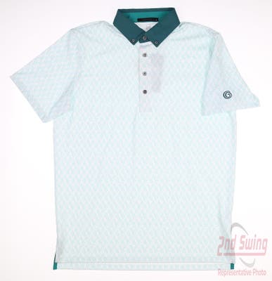 New W/ Logo Mens Greyson Snake Diaries Polo X-Large XL Arctic MSRP $115