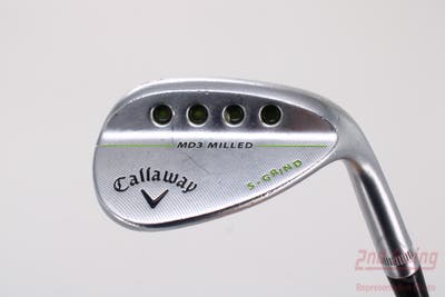 Callaway MD3 Milled Chrome S-Grind Wedge Lob LW 58° 10 Deg Bounce S Grind True Temper Dynamic Gold S300 Steel Stiff Right Handed 35.0in