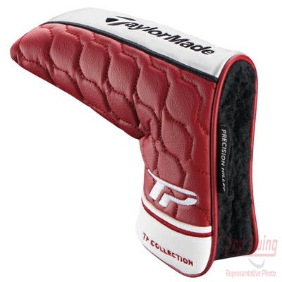 TaylorMade TP Collection Soto Blade Putter Headcover White Burgundy