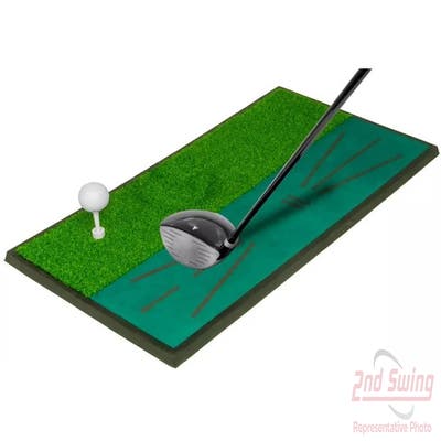 World of Golf Practice Mat with Swing Path Accessories