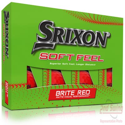 Srixon Soft Feel Brite Red 13 Golf Balls