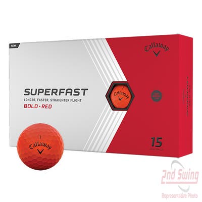 Callaway Superfast Bold Red Golf Balls