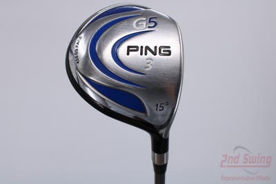 Ping G5 Fairway Wood 3 Wood 3W 15° Ping TFC 100F Graphite Stiff Right Handed 42.5in