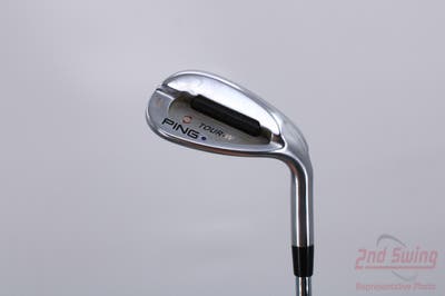 Ping Tour-W Brushed Silver Wedge Lob LW 58° 10 Deg Bounce W Grind Ping AWT Steel Stiff Right Handed Purple dot 36.0in