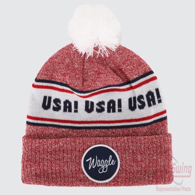 Waggle USA Beanie Golf Hat