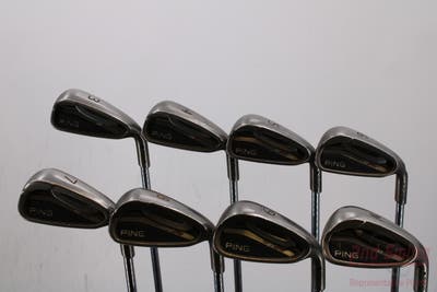 Ping G25 Iron Set 3-PW Stock Steel Shaft Steel Stiff Right Handed Black Dot 38.0in