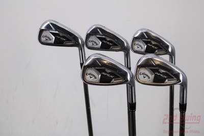 Callaway Apex 19 Iron Set 6-PW UST Mamiya Recoil ZT9 F3 Graphite Regular Right Handed 38.0in