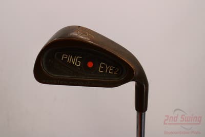 Ping Eye 2 Beryllium Copper Single Iron 6 Iron Stock Steel Shaft Steel Stiff Right Handed Orange Dot 37.5in