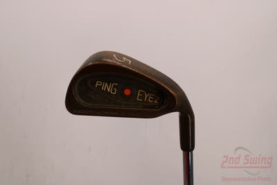 Ping Eye 2 Beryllium Copper Single Iron 5 Iron Stock Steel Shaft Steel Stiff Right Handed Orange Dot 38.0in