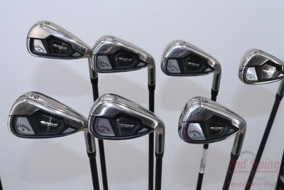 Callaway Rogue ST Max OS Lite Iron Set 5-PW GW Project X Cypher 50 Graphite Senior Right Handed 38.0in