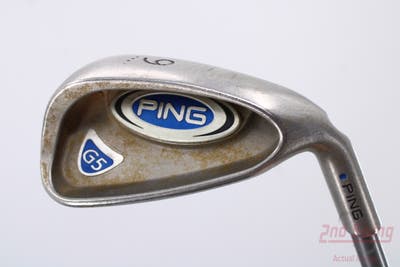 Ping G5 Single Iron 9 Iron Ping TFC 100I Graphite Regular Right Handed Blue Dot 36.75in