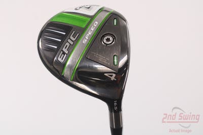Callaway EPIC Speed Fairway Wood 4 Wood 4W 16.5° GD Tour AD Quattrotech 75 Graphite Stiff Right Handed 42.5in