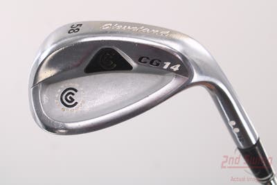 Cleveland CG14 Wedge Lob LW 58° 12 Deg Bounce Cleveland Traction Wedge Steel Wedge Flex Right Handed 35.5in