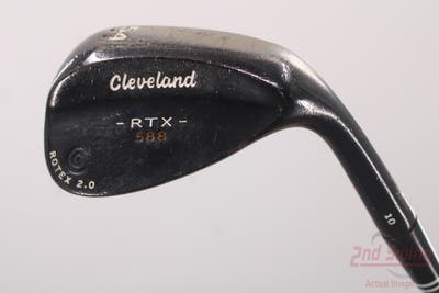 Cleveland 588 RTX 2.0 Black Satin Wedge Sand SW 54° 10 Deg Bounce True Temper Dynamic Gold Steel Wedge Flex Right Handed 35.5in