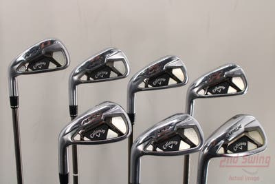 Callaway Apex 21 Iron Set 4-PW UST Mamiya Recoil 460 F3 Graphite Senior Left Handed 38.5in