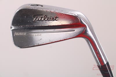 Titleist 714 MB Single Iron 6 Iron Project X Rifle 5.5 Steel Regular Right Handed 37.25in