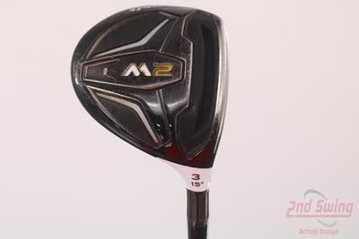 Tour Issue TaylorMade 2016 M2 Fairway Wood 3 Wood 3W 15° UST Mamiya Elements Gold 7 Graphite X-Stiff Right Handed 46.25in