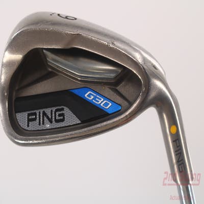 Ping G30 Single Iron 9 Iron Ping CFS Distance Steel Stiff Right Handed Yellow Dot 36.75in