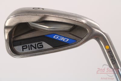 Ping G30 Single Iron 6 Iron Ping CFS Distance Steel Stiff Right Handed Yellow Dot 38.5in