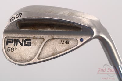 Ping MB Wedge Sand SW 56° Stock Steel Shaft Steel Wedge Flex Right Handed Black Dot 35.75in