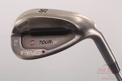 Ping Tour-W Black Chrome Wedge Sand SW 56° 10 Deg Bounce Ping AWT Steel Stiff Right Handed Red dot 35.5in