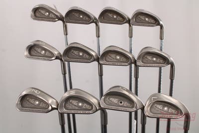 Ping Eye 2 Iron Set 1-PW SW LW Ping ZZ Lite Steel Stiff Right Handed White Dot 37.75in