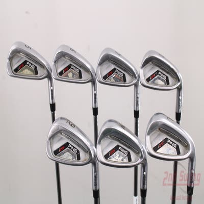 Ping I25 Iron Set 5-GW Ping CFS Steel Stiff Right Handed White Dot 39.25in