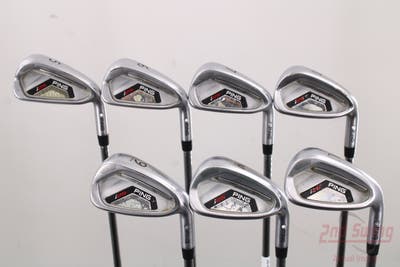 Ping I25 Iron Set 5-GW Ping CFS Steel Stiff Right Handed White Dot 39.25in