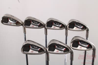 Ping G20 Iron Set 5-GW Ping CFS Steel Stiff Right Handed Maroon Dot 39.25in