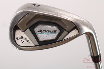 Callaway Rogue Single Iron Pitching Wedge PW Stock Steel Shaft Steel Regular Right Handed 35.75in
