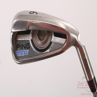 Ping 2016 G Single Iron 6 Iron AWT 2.0 Steel Regular Right Handed Gold Dot 38.0in