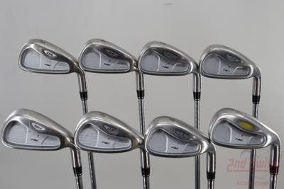TaylorMade Rac OS 2005 Iron Set 3-PW Stock Steel Shaft Steel Regular Right Handed 39.0in