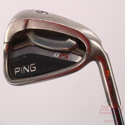 Ping G25 Single Iron 6 Iron Ping TFC 80i Graphite Senior Right Handed Orange Dot 37.5in