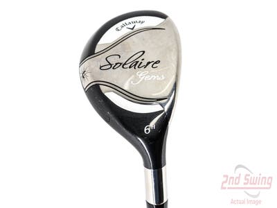 Callaway Solaire Gems Hybrid 6 Hybrid Callaway Gems Graphite Ladies Right Handed 38.5in