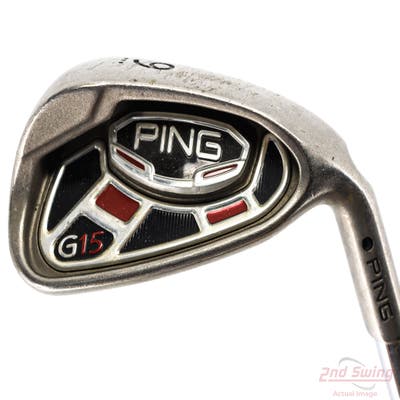 Ping G15 Single Iron 9 Iron Ping AWT Steel Regular Right Handed Black Dot 36.0in