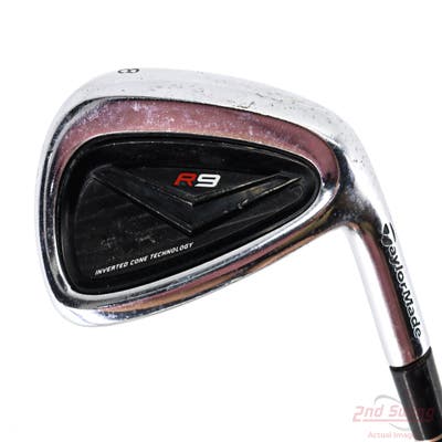 TaylorMade R9 Single Iron 8 Iron Stock Steel Shaft Steel Stiff Right Handed 36.5in
