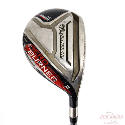 TaylorMade Aeroburner Black Fairway Wood 3 Wood 3W 15° TM Reax 55 Graphite Stiff Right Handed 43.5in