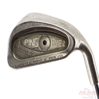 Ping Eye 2 Single Iron 6 Iron Ping ZZ Lite Steel Stiff Right Handed Black Dot 37.5in