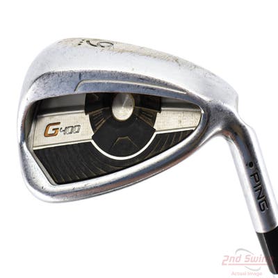 Ping G400 Single Iron 9 Iron True Temper Dynamic Gold S300 Steel Stiff Right Handed Black Dot 37.25in