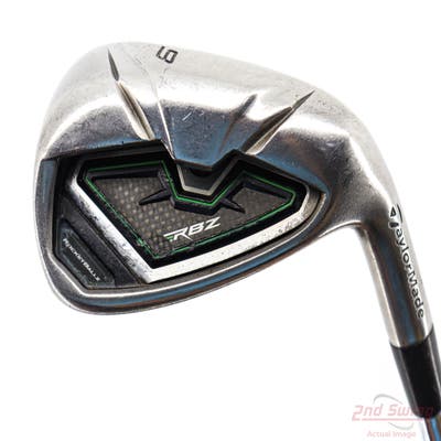 TaylorMade RocketBallz Single Iron 9 Iron Stock Steel Shaft Steel Regular Right Handed 36.25in