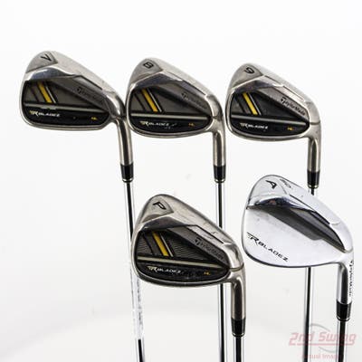 TaylorMade Rocketbladez HL Iron Set 7-PW AW TM RocketFuel 85 Steel Steel Regular Right Handed +1/2"