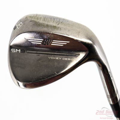 Titleist Vokey SM9 Brushed Steel Wedge Lob LW 58° 8 Deg Bounce M Grind Aerotech SteelFiber i95 Graphite Stiff Right Handed 36.5in