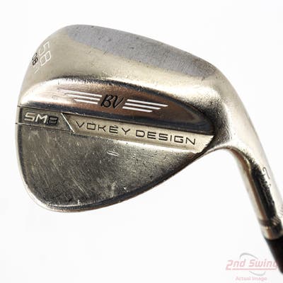 Titleist Vokey SM8 Brushed Steel Wedge Lob LW 58° 8 Deg Bounce M Grind Stock Steel Shaft Steel Wedge Flex Right Handed 35.0in