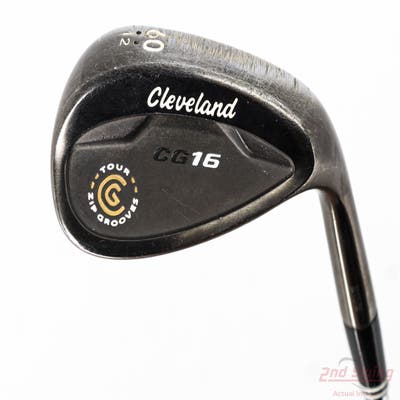 Cleveland CG16 Black Zip Groove Wedge Lob LW 60° 12 Deg Bounce Cleveland Traction Wedge Steel Regular Right Handed 35.5in