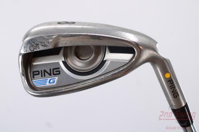 Ping 2016 G Single Iron 8 Iron AWT 2.0 Steel Stiff Right Handed Yellow Dot 36.75in