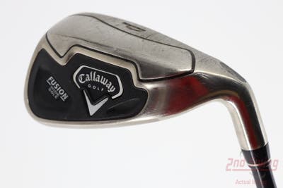 Callaway Fusion Wide Sole Single Iron Pitching Wedge PW Stock Graphite Shaft Graphite Senior Right Handed 35.5in