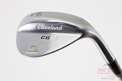 Cleveland CG15 Satin Chrome Wedge Lob LW 62° 12 Deg Bounce Cleveland Traction Wedge Steel Wedge Flex Right Handed 35.25in