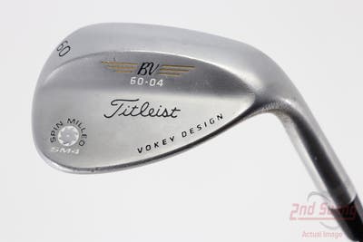 Titleist Vokey Spin Milled SM4 Chrome Wedge Lob LW 60° 4 Deg Bounce Nippon NS Pro 970 Steel Regular Right Handed 34.5in