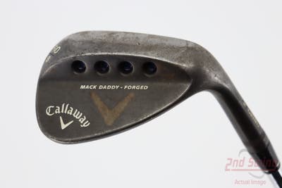 Callaway Mack Daddy Forged Slate Wedge Lob LW 60° 8 Deg Bounce R Grind Dynamic Gold Tour Issue S200 Steel Stiff Right Handed 35.0in