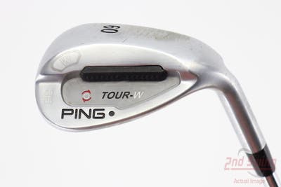 Ping Tour-W Brushed Silver Wedge Lob LW 60° 6 Deg Bounce Ping AWT Steel Stiff Right Handed Black Dot 35.0in
